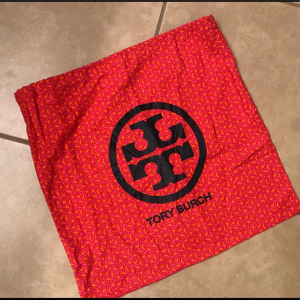 Tory Burch dust bag - pink and orange- never used